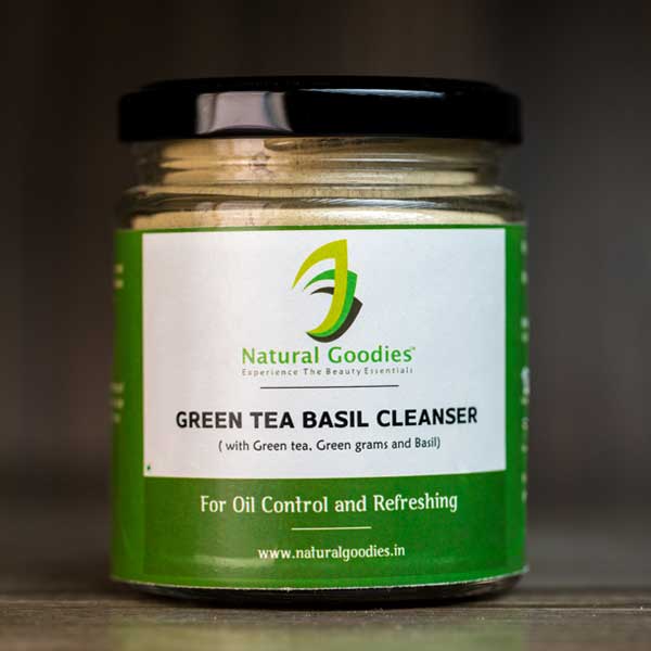 Green tea basil cleanser